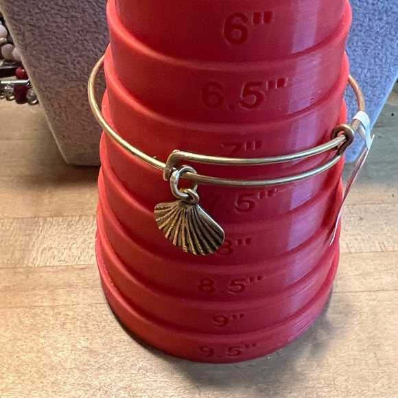Alex and Ani Jewelry - Alex and Ani Gold Sea Shell Bangle